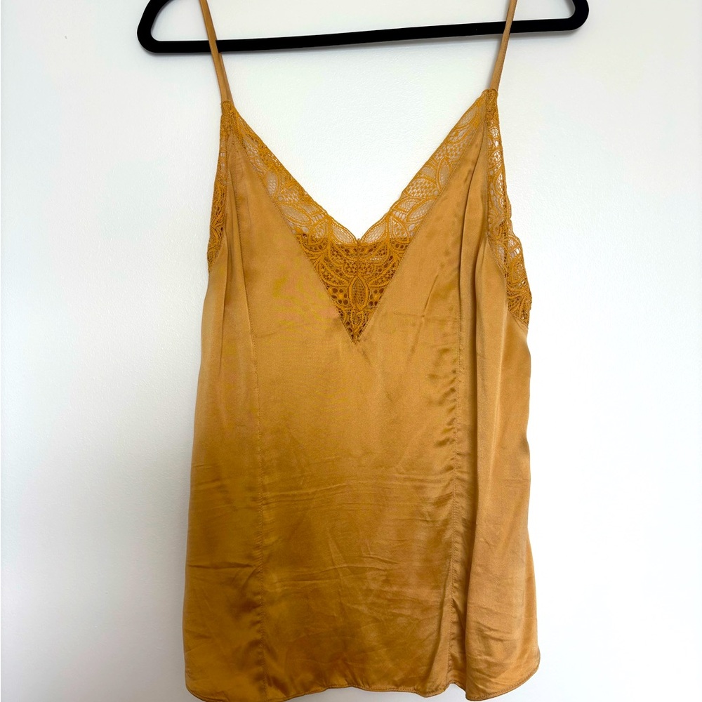 Silk and lace cami